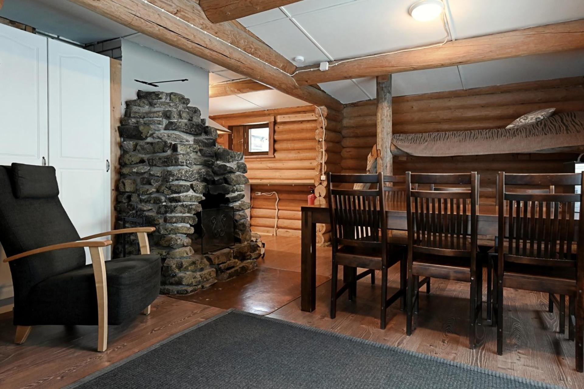 Classic Log Cabin Ski-In Ski-Out Levi Bilik gambar